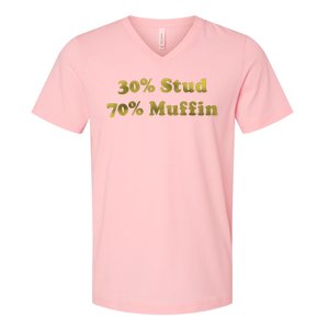 30 Stud 70 Muffin V-Neck T-Shirt