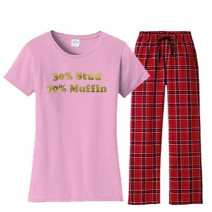 30 Stud 70 Muffin Women's Flannel Pajama Set