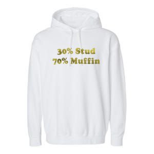 30 Stud 70 Muffin Garment-Dyed Fleece Hoodie