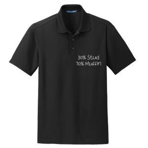 30 Stud 70 Muffin Funny Dry Zone Grid Polo