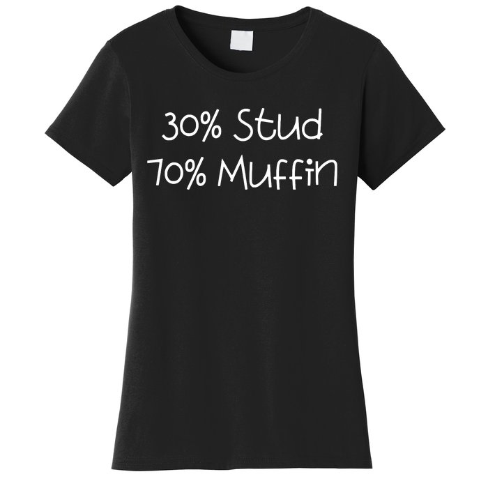 30 Stud 70 Muffin Funny Women's T-Shirt