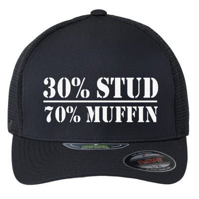 30 Stud 70 Muffin Funny Valentines Day Stud Muffin Flexfit Unipanel Trucker Cap