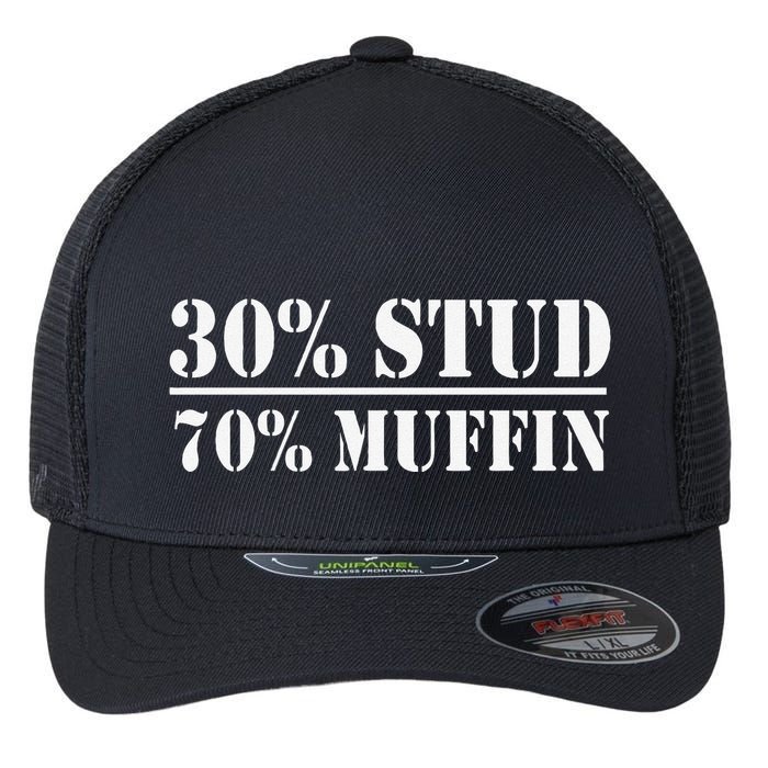 30 Stud 70 Muffin Funny Valentines Day Stud Muffin Flexfit Unipanel Trucker Cap