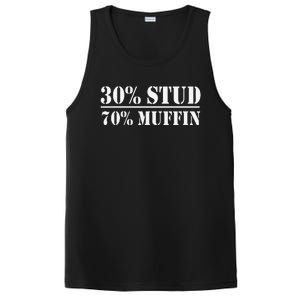 30 Stud 70 Muffin Funny Valentines Day Stud Muffin PosiCharge Competitor Tank