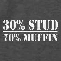 30 Stud 70 Muffin Funny Valentines Day Stud Muffin Vector Backpack