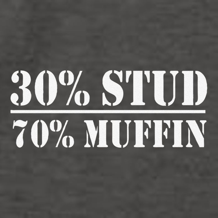 30 Stud 70 Muffin Funny Valentines Day Stud Muffin Vector Backpack