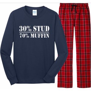 30 Stud 70 Muffin Funny Valentines Day Stud Muffin Long Sleeve Pajama Set