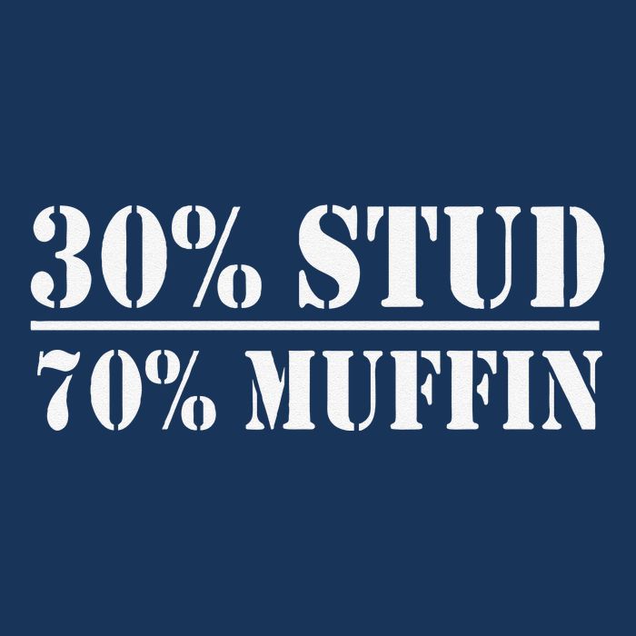 30 Stud 70 Muffin Funny Valentines Day Stud Muffin Poster