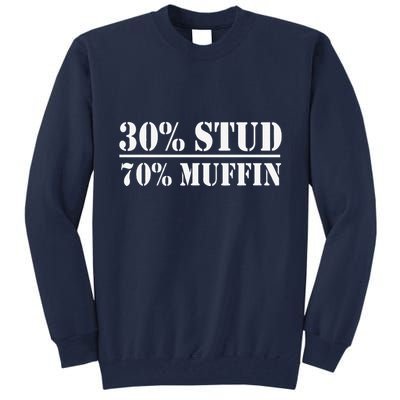 30 Stud 70 Muffin Funny Valentines Day Stud Muffin Tall Sweatshirt
