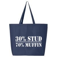 30 Stud 70 Muffin Funny Valentines Day Stud Muffin 25L Jumbo Tote