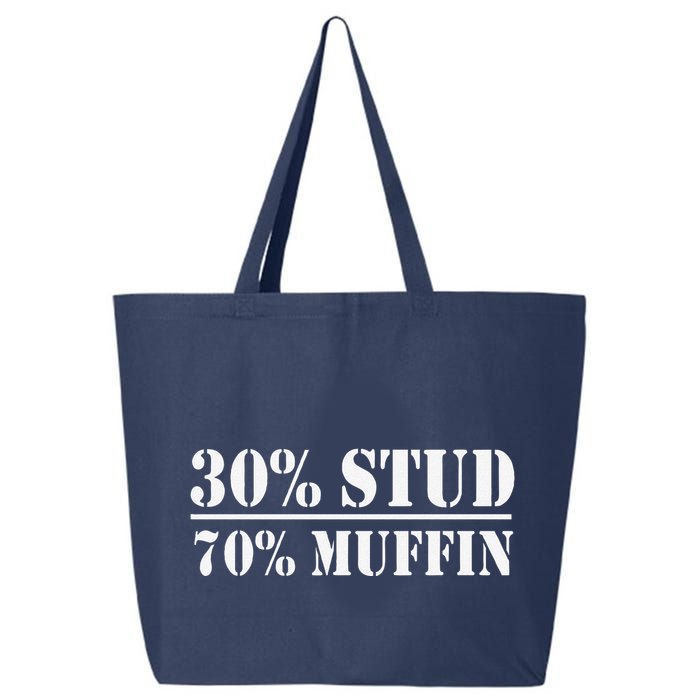 30 Stud 70 Muffin Funny Valentines Day Stud Muffin 25L Jumbo Tote