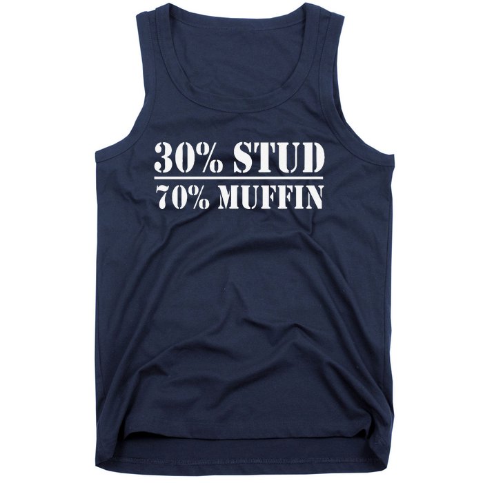 30 Stud 70 Muffin Funny Valentines Day Stud Muffin Tank Top