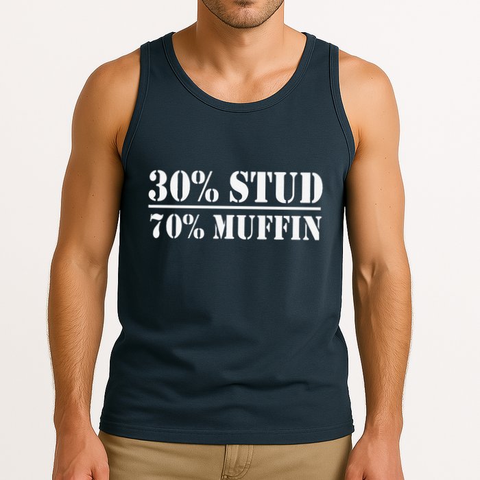 30 Stud 70 Muffin Funny Valentines Day Stud Muffin Tank Top