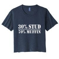 30 Stud 70 Muffin Funny Valentines Day Stud Muffin Crop Top