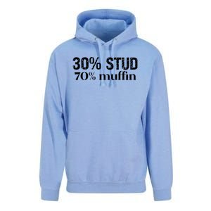 30 Stud 70 Muffin Funny Valentine Sayings FatherS Day Gift Unisex Surf Hoodie