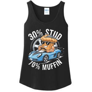 30 Stud 70 Muffin 30 Percent Stud 70 Percent Muffin Ladies Essential Tank