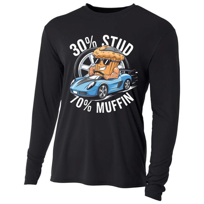 30 Stud 70 Muffin 30 Percent Stud 70 Percent Muffin Cooling Performance Long Sleeve Crew