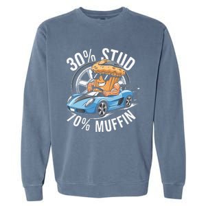 30 Stud 70 Muffin 30 Percent Stud 70 Percent Muffin Garment-Dyed Sweatshirt