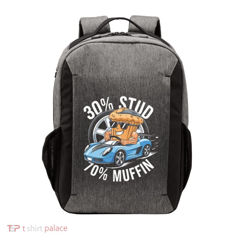 30 Stud 70 Muffin 30 Percent Stud 70 Percent Muffin Vector Backpack