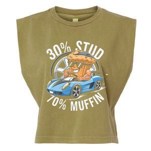 30 Stud 70 Muffin 30 Percent Stud 70 Percent Muffin Garment-Dyed Women's Muscle Tee