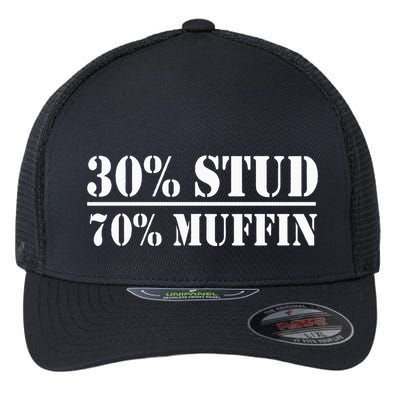 30 Stud 70 Muffin Funny Valentines Day Stud Muffin Flexfit Unipanel Trucker Cap