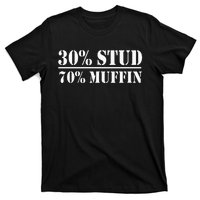 30 Stud 70 Muffin Funny Valentines Day Stud Muffin T-Shirt