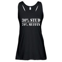 30 Stud 70 Muffin Funny Valentines Day Stud Muffin Ladies Essential Flowy Tank