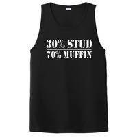 30 Stud 70 Muffin Funny Valentines Day Stud Muffin PosiCharge Competitor Tank