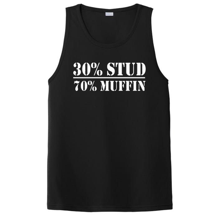 30 Stud 70 Muffin Funny Valentines Day Stud Muffin PosiCharge Competitor Tank