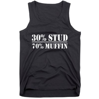 30 Stud 70 Muffin Funny Valentines Day Stud Muffin Tank Top
