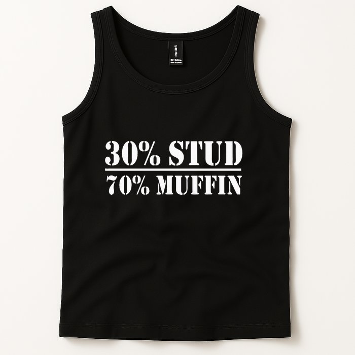 30 Stud 70 Muffin Funny Valentines Day Stud Muffin Tank Top