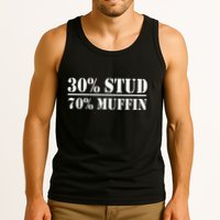 30 Stud 70 Muffin Funny Valentines Day Stud Muffin Tank Top