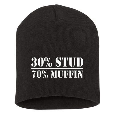 30 Stud 70 Muffin Funny Valentines Day Stud Muffin Short Acrylic Beanie