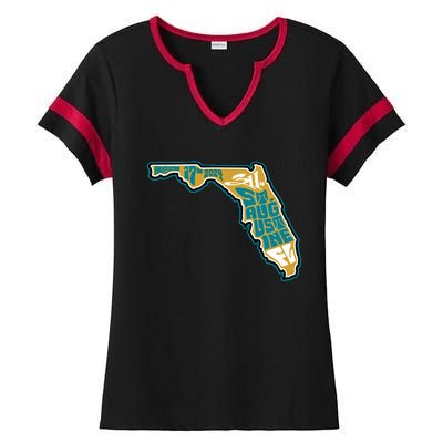 311 St Augustine Fl August 17th 2024 Ladies Halftime Notch Neck Tee