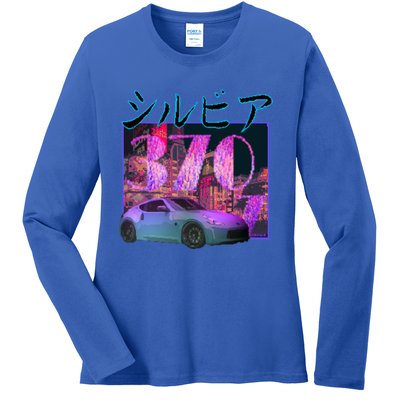 370z Sports Car Cool Gift Ladies Long Sleeve Shirt