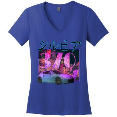 370z Sports Car Cool Gift Women's V-Neck T-Shirt