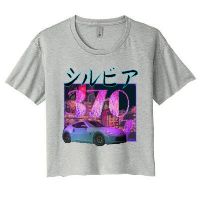 370z Sports Car Cool Gift Women's Crop Top Tee