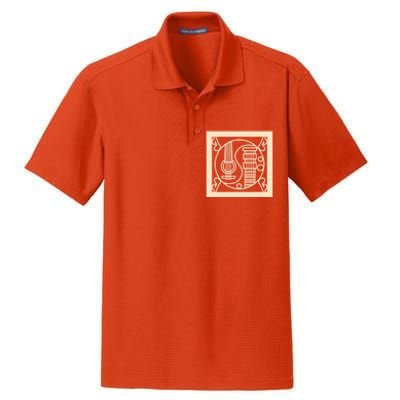 3d Style Graphic Instruments 3 Last Dry Zone Grid Polo