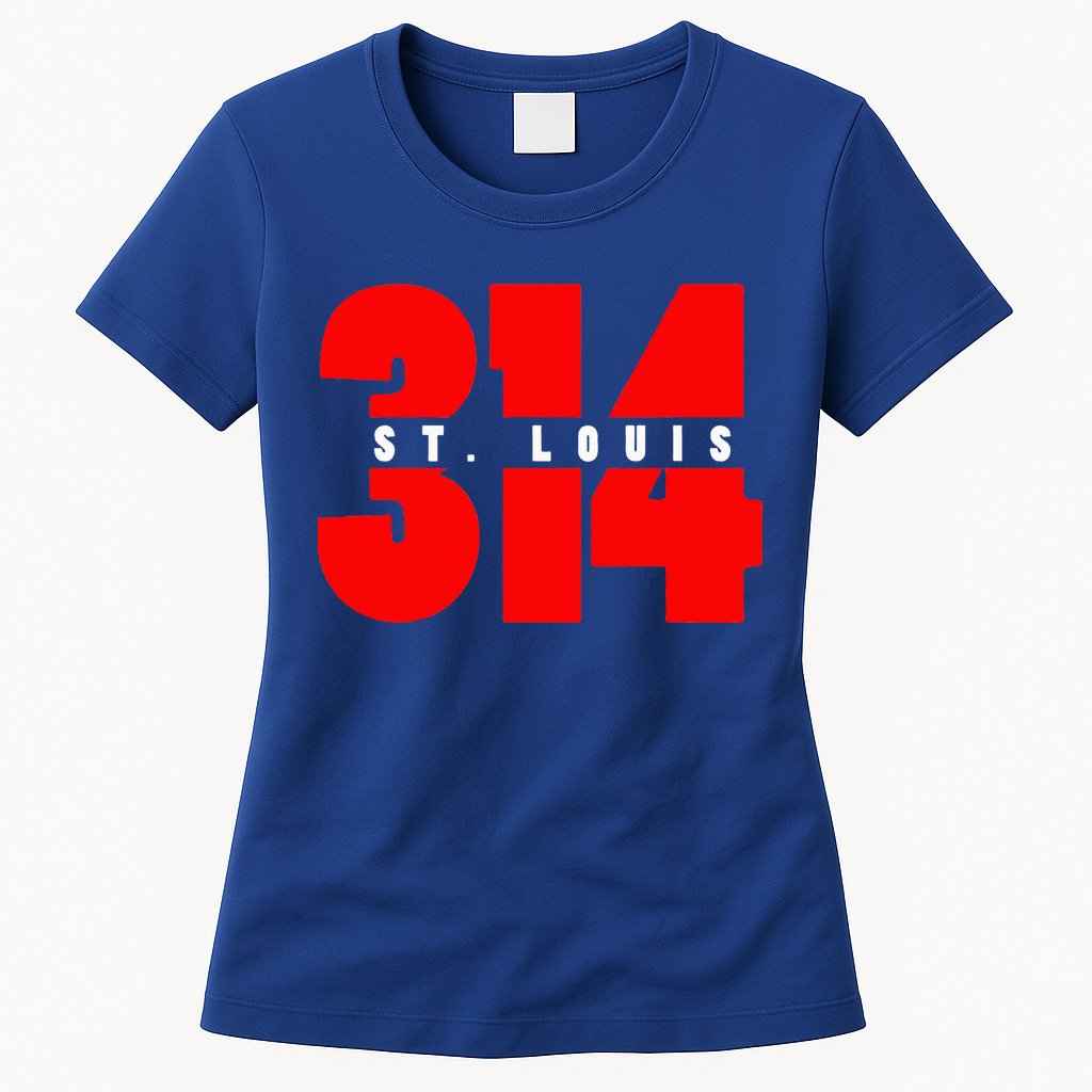 314 St. Louis Area Code Missouri Womens T-Shirt
