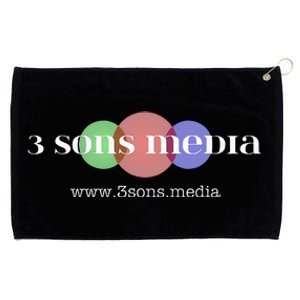 3 Sons Media with Website Grommeted Golf Towel