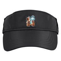 3 Squirrel Moon Howling Squirrel Head Funny Adult Drive Performance Visor