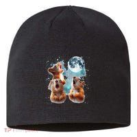 3 Squirrel Moon Howling Squirrel Head Funny Sustainable Beanie