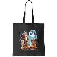 3 Squirrel Moon Howling Squirrel Head Funny Bag
