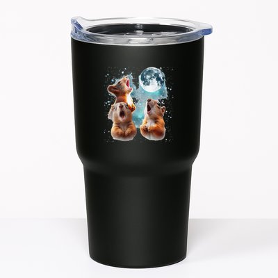 3 Squirrel Moon Howling Squirrel Head Funny Tumbler