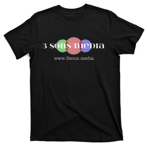 3 Sons Media with Website T-Shirt