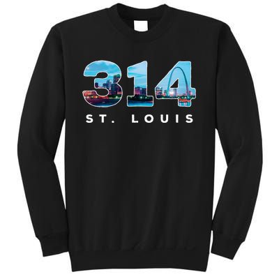 314 Stl Pride St. Louis Area Code Sweatshirt