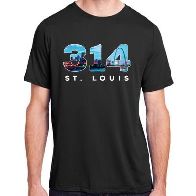 314 Stl Pride St. Louis Area Code Adult ChromaSoft Performance T-Shirt