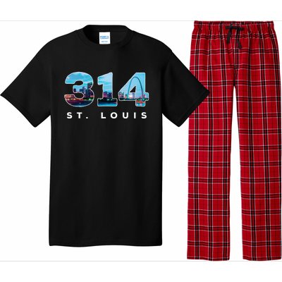 314 Stl Pride St. Louis Area Code Pajama Set