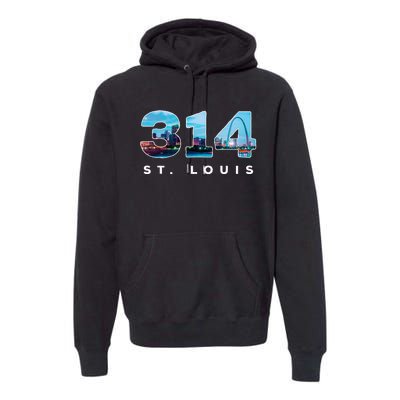 314 Stl Pride St. Louis Area Code Premium Hoodie