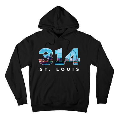 314 Stl Pride St. Louis Area Code Tall Hoodie